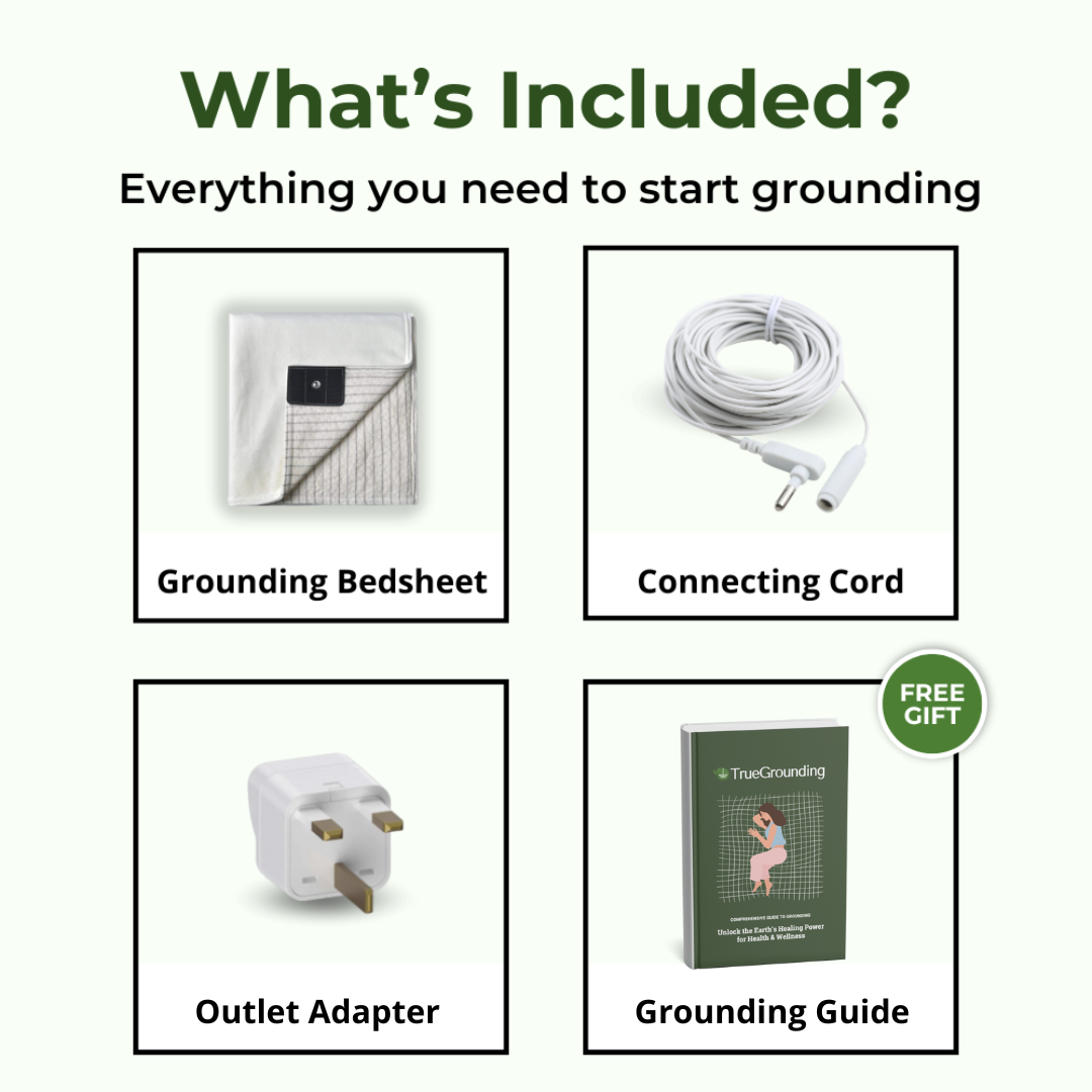 Grounding Bedsheet | Reduces Chronic Pain, Improves Sleep Quality & Enhances Mood for Better Health - Canada grounding sheets
