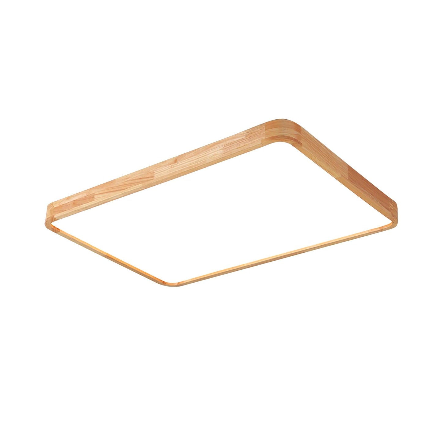 Wooden Geometric Ceiling Light | Dimmable LED, Adjustable Brightness & Modern Design for Indoor Spaces