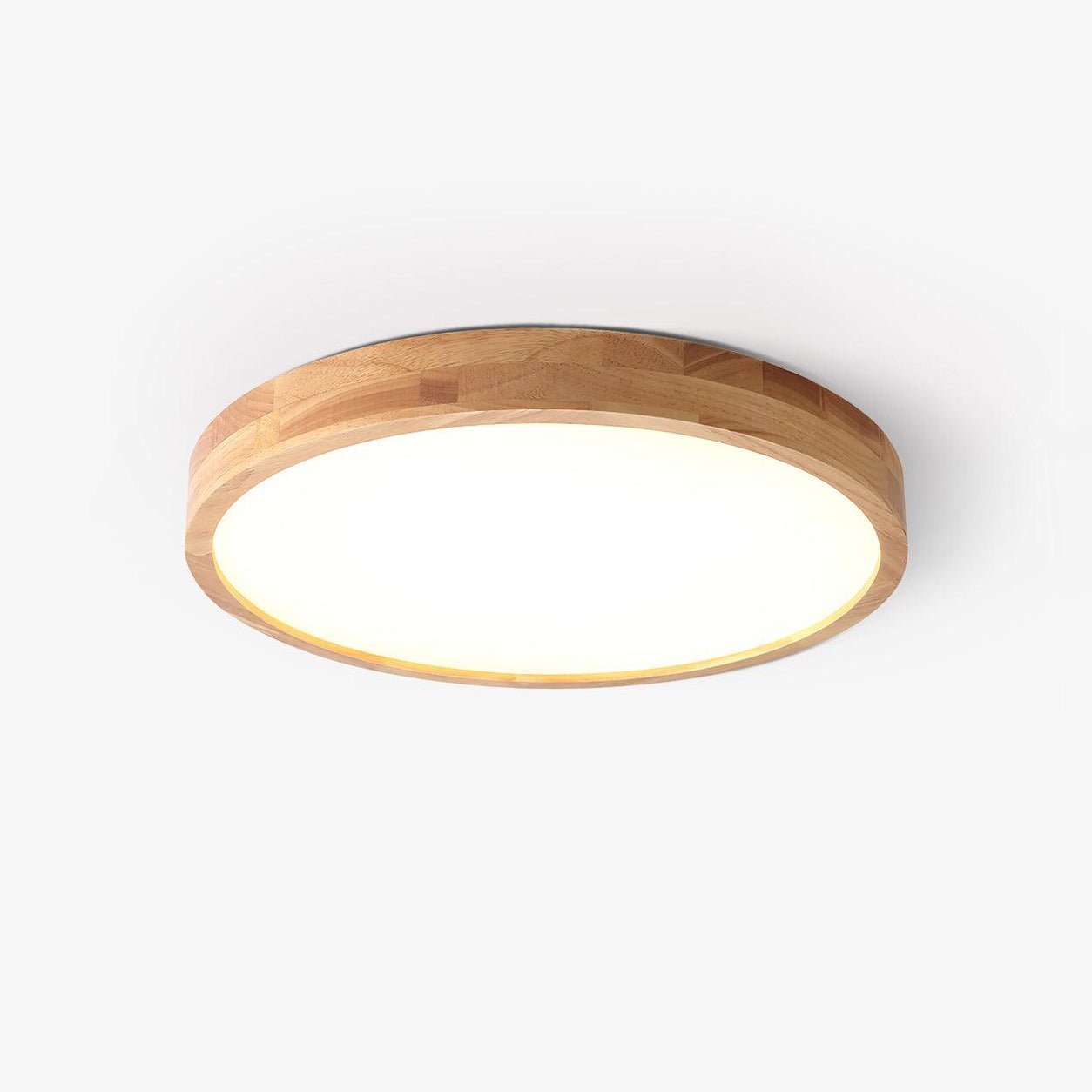 Wooden Geometric Ceiling Light | Dimmable LED, Adjustable Brightness & Modern Design for Indoor Spaces