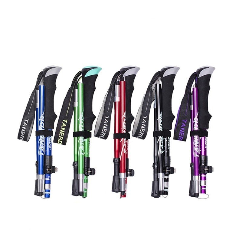 Adjustable Trekking Poles | Lightweight, Telescopic & Foldable for Hiking Adventures