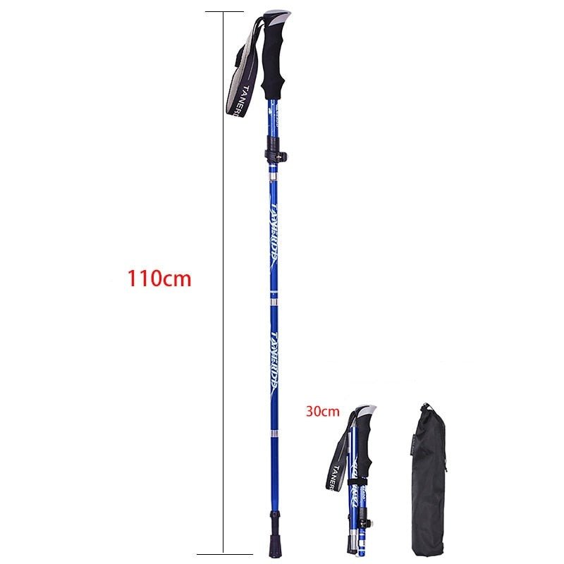 Adjustable Trekking Poles | Lightweight, Telescopic & Foldable for Hiking Adventures