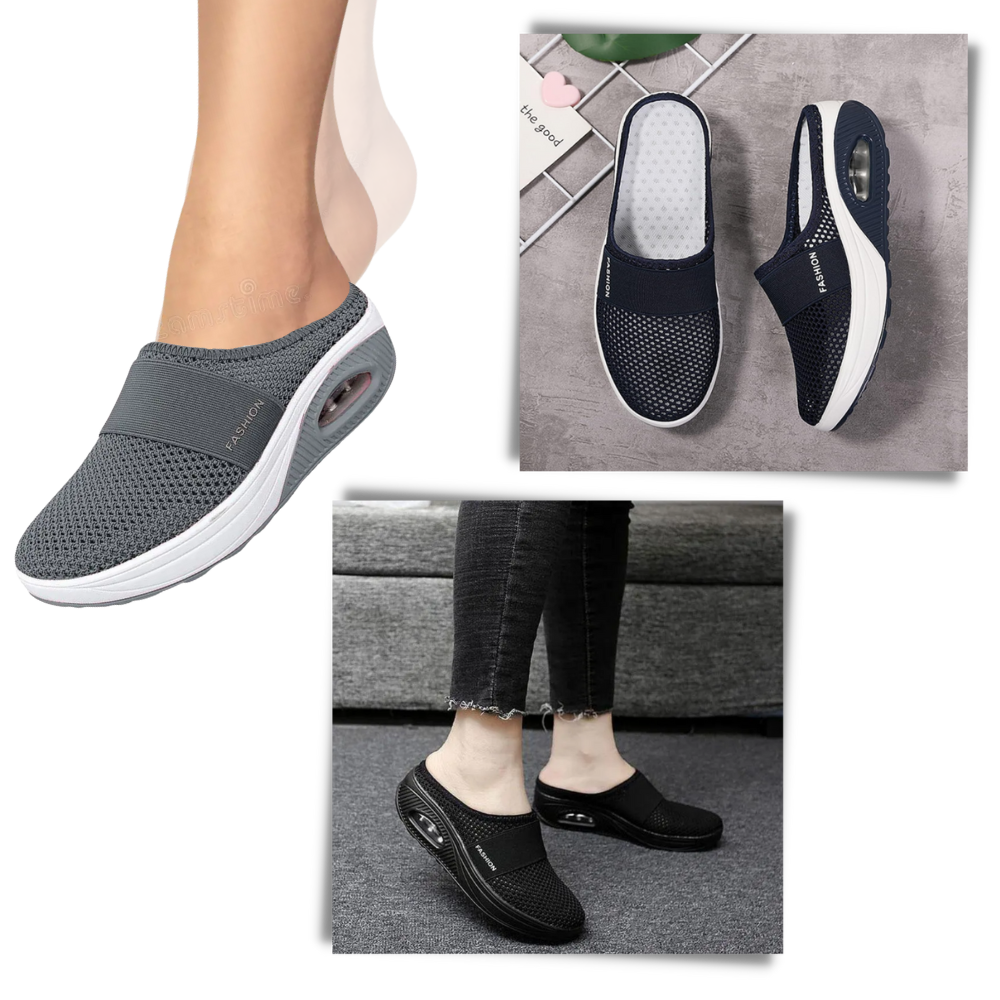 Orthopedic Slippers Shoes | Air-Cushion, Diabetic Orthopedic Support & Breathable Comfort Womens non slip clogs