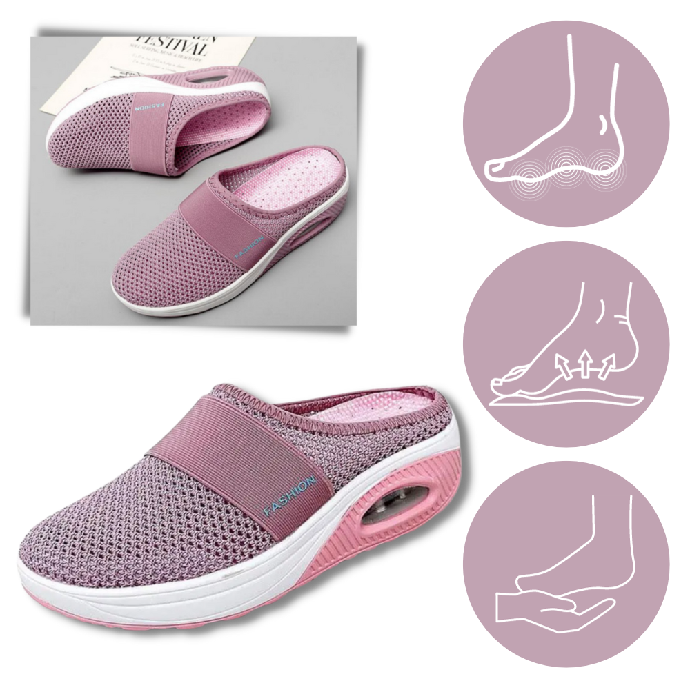 Orthopedic Slippers Shoes | Air-Cushion, Diabetic Orthopedic Support & Breathable Comfort Womens non slip clogs