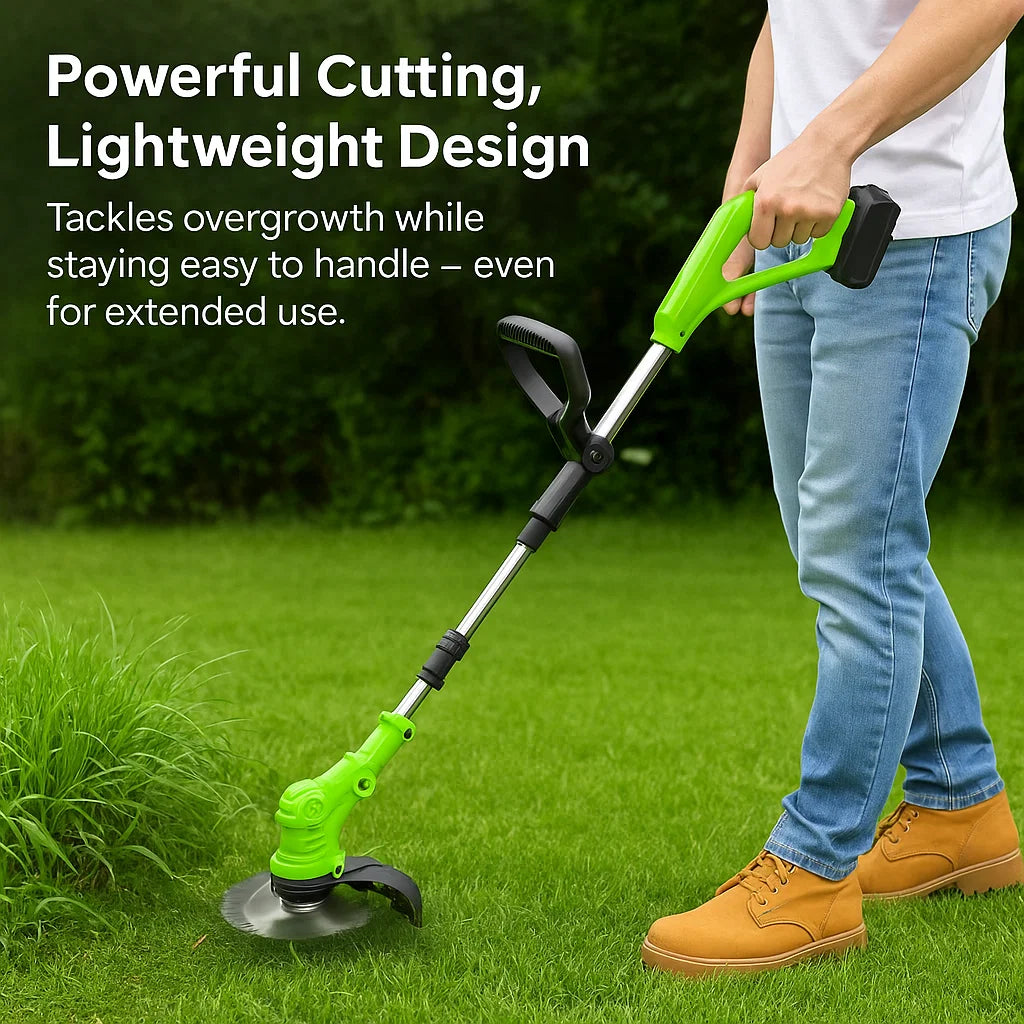 Powerful Electric Battery Operated Cordless Grass Trimmer