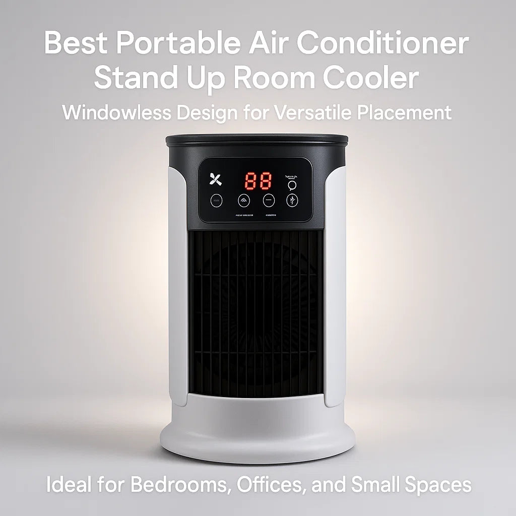 Best Portable Air Conditioner Stand Up Room Cooler Indoor AC Unit (Windowless)