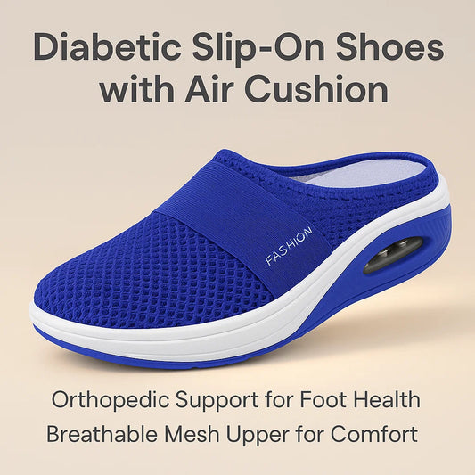 Orthopedic Slippers Shoes | Air-Cushion, Diabetic Orthopedic Support & Breathable Comfort Womens non slip clogs