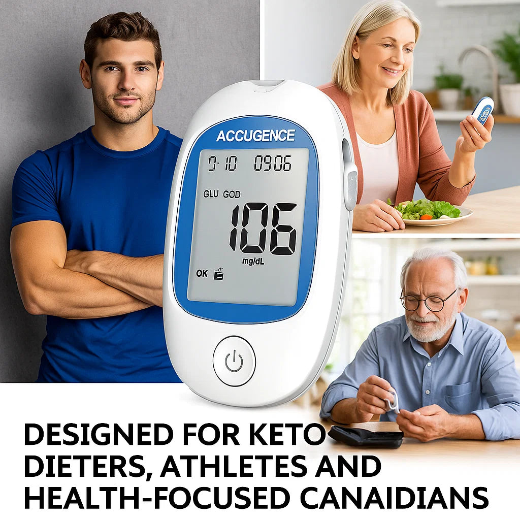 Ketone Blood Meter Kit for Accurate Ketosis Testing & Monitoring for Home Use