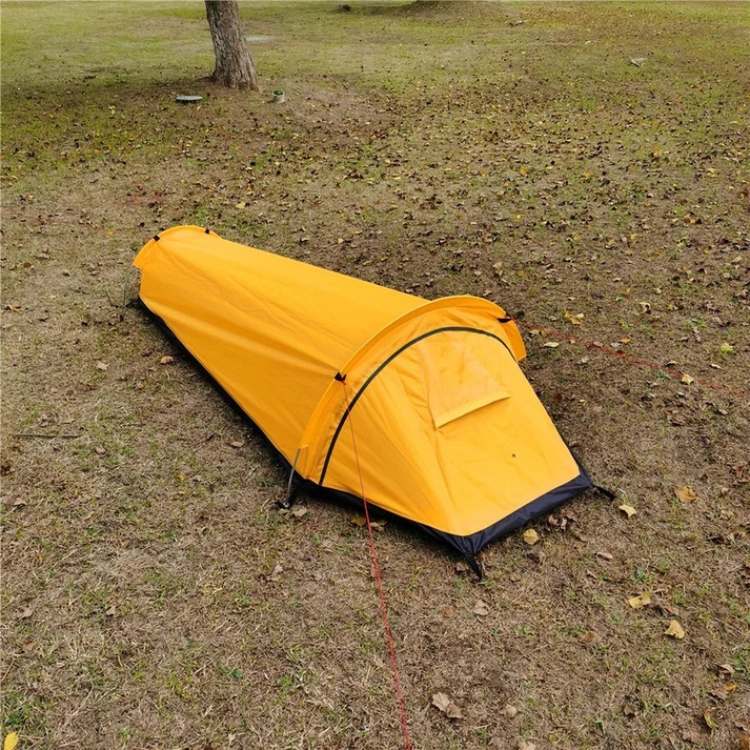 Ultralight Single-Person Camping Tent | Waterproof, Windproof & Ideal for Hikers and Backpackers