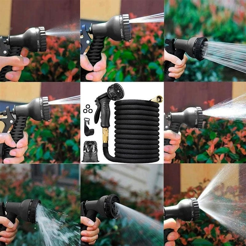 100FT Expandable Garden Hose | Lightweight, Kink-Free & Ideal for Gardening, Car Washing & Yard Cleanup