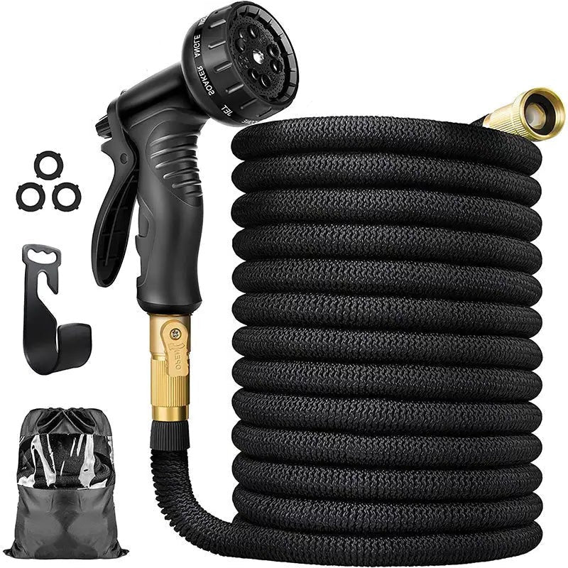 100FT Expandable Garden Hose | Lightweight, Kink-Free & Ideal for Gardening, Car Washing & Yard Cleanup