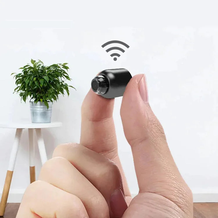 Mini Wireless Security Camera | 1080p HD, Motion Detection & Night Vision for Home and Office Monitoring