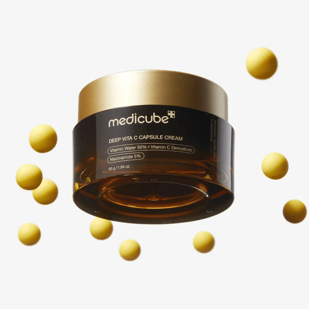 Deep Vita C Capsule Cream | High-Potency Vitamin C for Brightening & Dark Spot Correction on All Skin Types Medicube Best korean Vitamin c serum