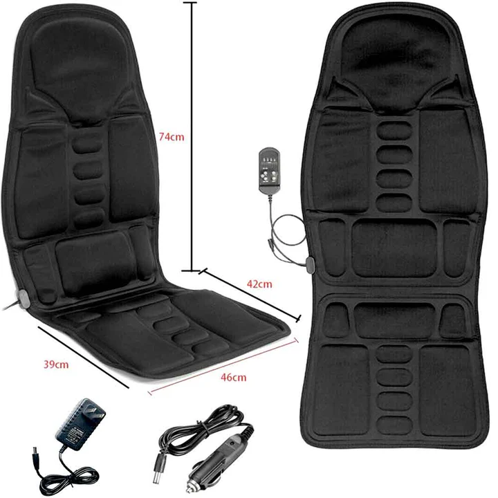 8-Mode Massage Chair Pad | Heated Back & Neck Cushion for Car and Home Use