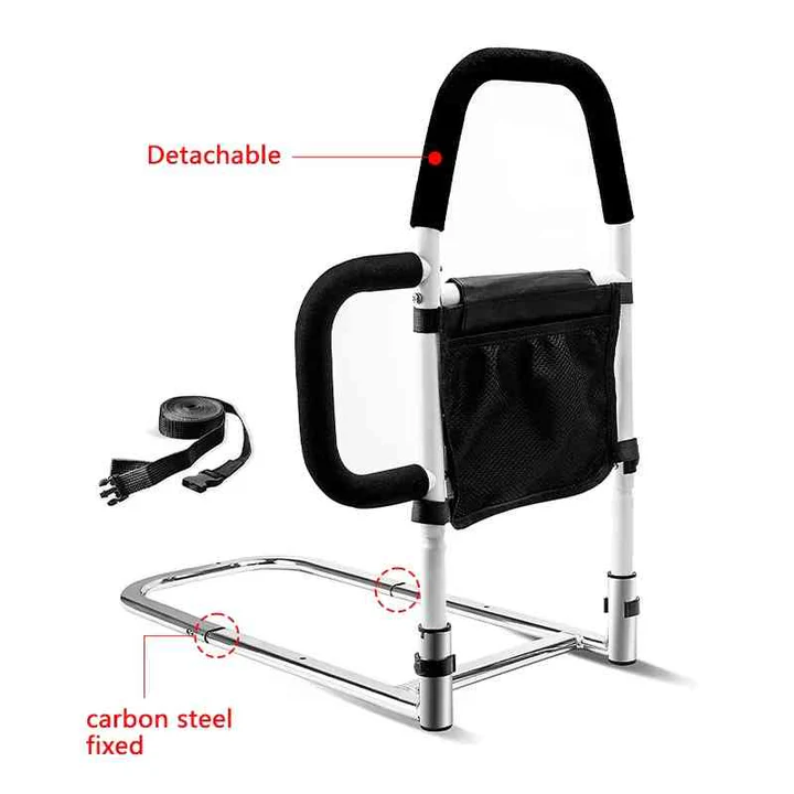 Bed Side Rails for Elderly | Adjustable, Non-Slip Support for Safe Bed Access and Fall Prevention