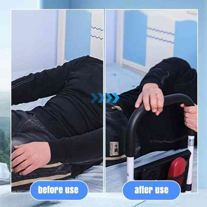 Bed Side Rails for Elderly | Adjustable, Non-Slip Support for Safe Bed Access and Fall Prevention