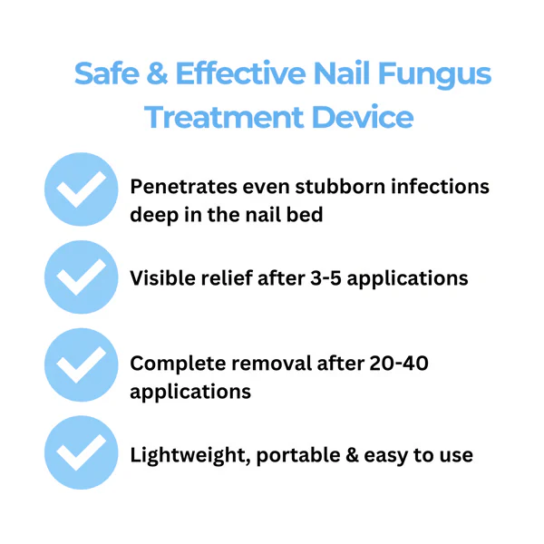 Nail Laser Fungus Device | Non-Invasive, FDA-Cleared Treatment for Fingernail & Toenail Fungus at Home
