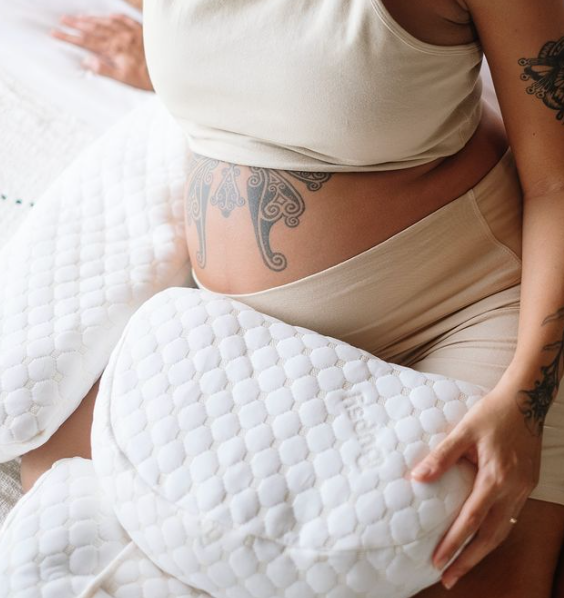 Adjustable Pregnancy Pillow with Full Body Support – Side-Sleeping Maternity Pillow for Pregnant Women | Back & Hip Pain Relief Body Pillow