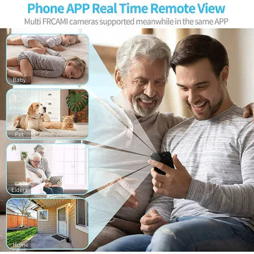 Mini Wireless Magnetic Camera | 1080P HD Video, Two-Way Audio & Night Vision for Home, Office & Nursery Monitoring