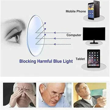 Adjustable Focus Glasses | Lightweight, Scratch-Resistant Lenses for Near and Far Sight Vision Correction