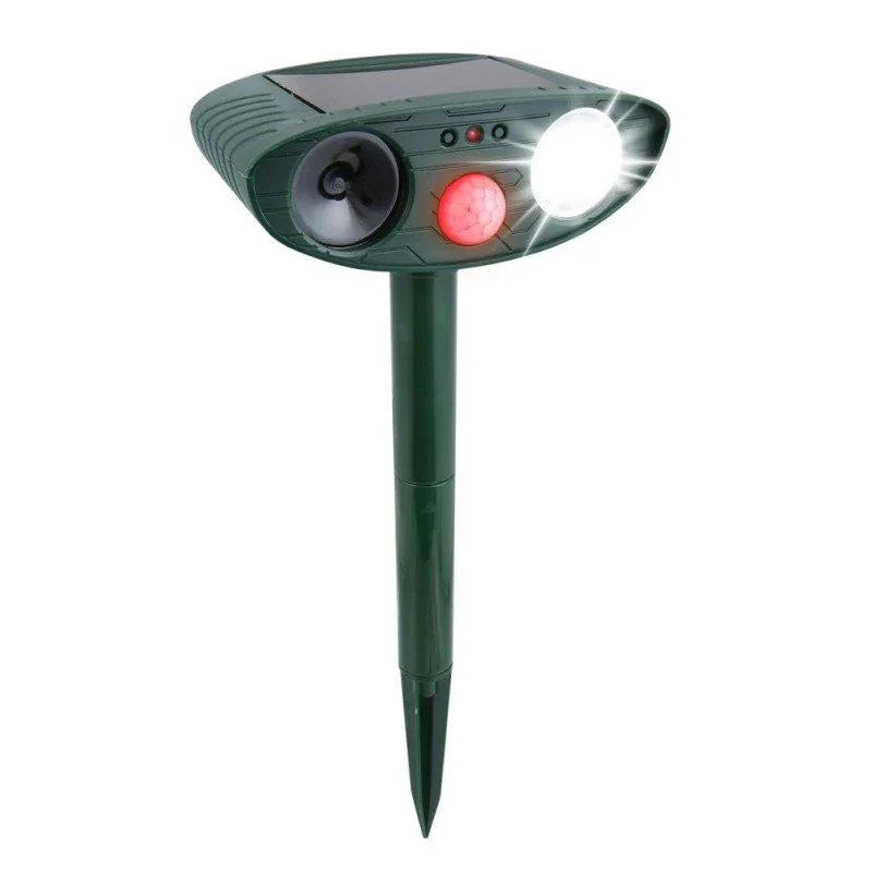 Solar-Powered Ultrasonic Deer Repeller - Effective Deer Deterrent for Gardens & Yards, Repels Deer Within 48 Hours