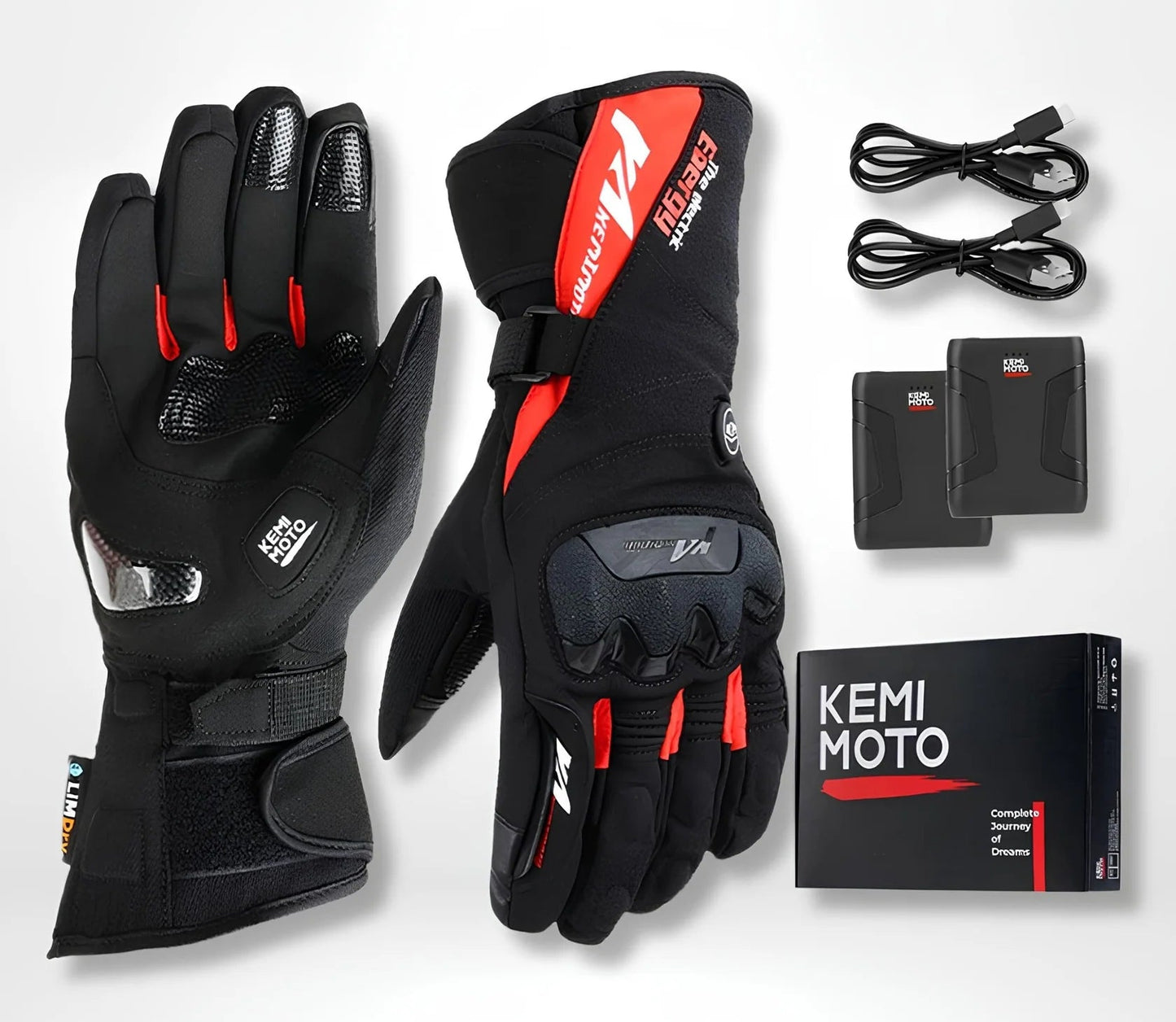 Thermo Grip Heated Gloves for Motorcyclists – USB Rechargeable and Comfortable