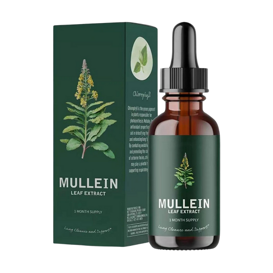 Gluten-Free Mullein Herbal Supplement for Lung Health Support & Respiratory Wellness