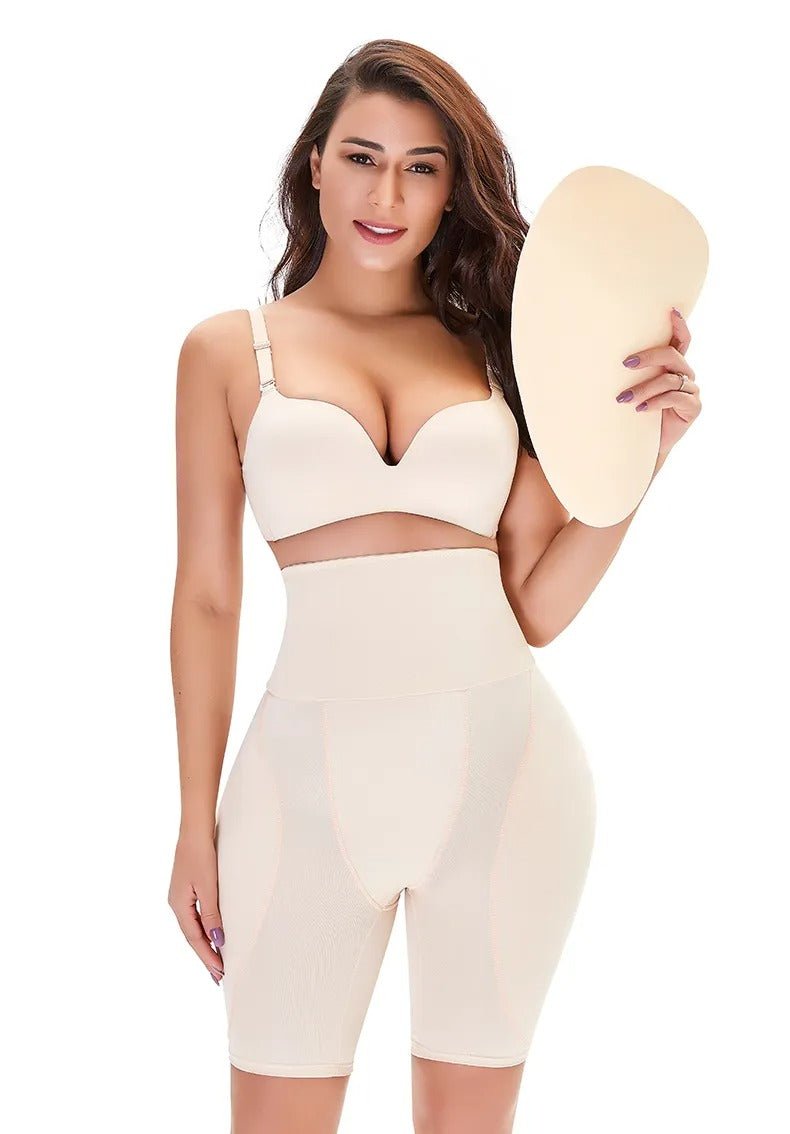 Hourglass Hip Shaper | High Waist, Padded Booty Lifter & Tummy Control Panty for a Sculpted Silhouette