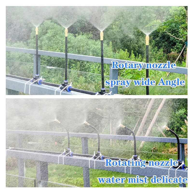 Drip Irrigation Kit | 360° Flexible Hose, Tool-Free Installation & Water-Saving for Flower Beds and Vegetable Gardens