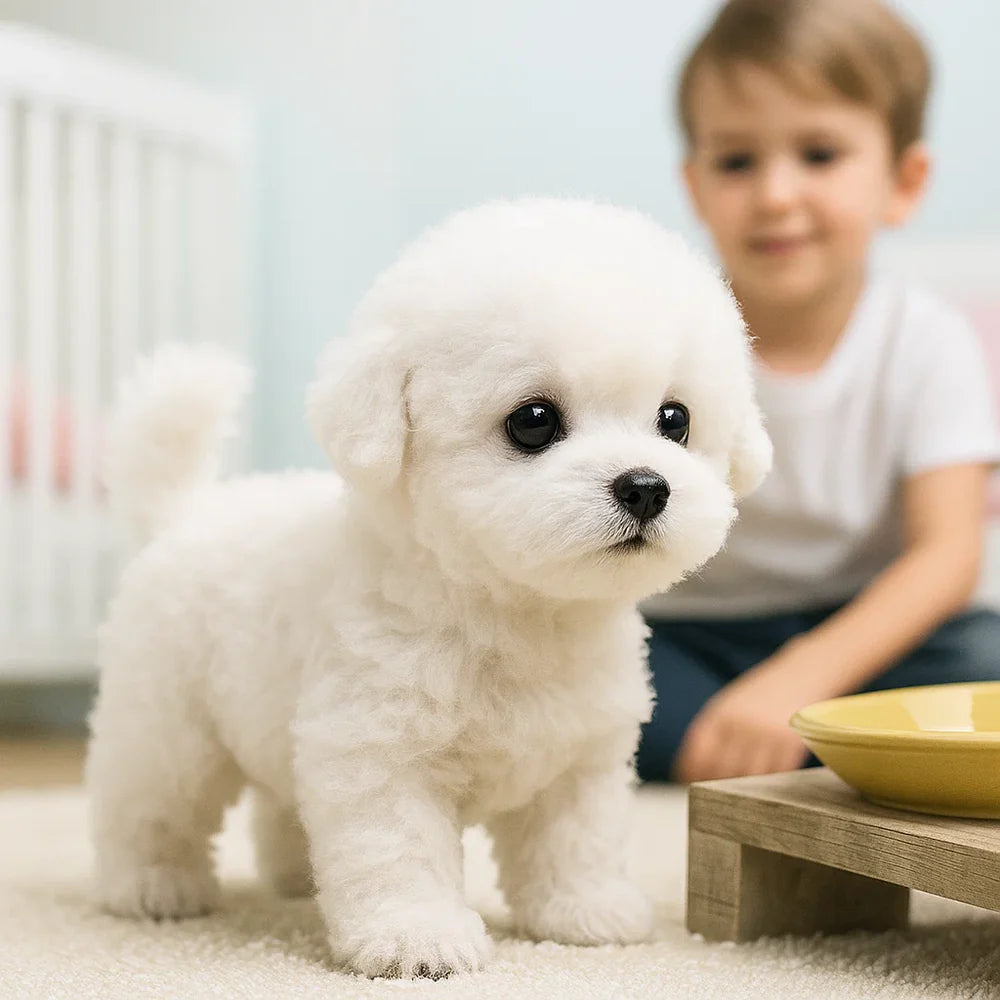 Realistic Interactive Toy Robot Puppy with Smart Features for Kids and Pet Lovers