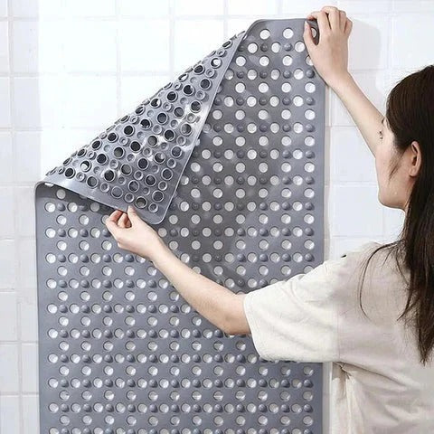 Non-Slip Shower Mat | Textured Surface with Suction Base for Safe Use in Showers, Bathtubs & Bathroom Floors