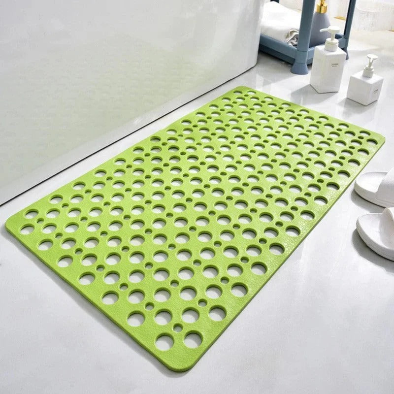 Non Slip Shower Mat | Textured, Washable & Drainage Design for Flat Surfaces in Indoor Showers