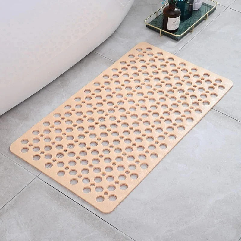 Non Slip Shower Mat | Textured, Washable & Drainage Design for Flat Surfaces in Indoor Showers