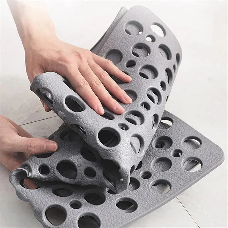 Non Slip Shower Mat | Textured, Washable & Drainage Design for Flat Surfaces in Indoor Showers