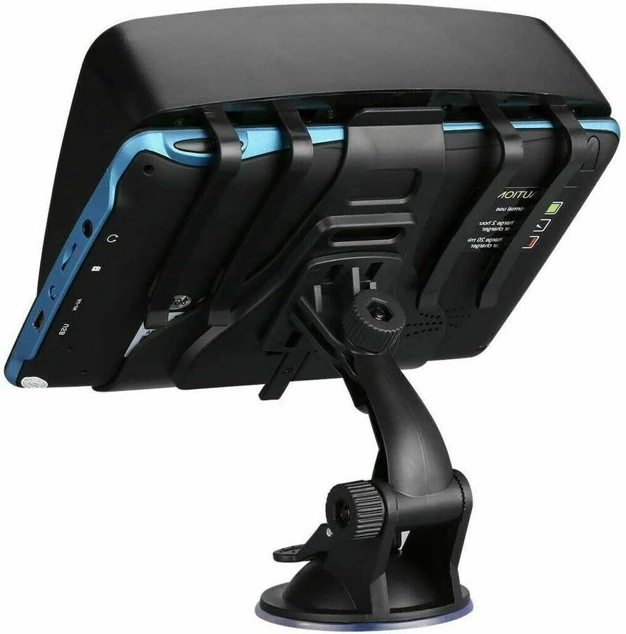 7 Inch GPS Navigation System | Real-Time Voice Guidance, Lifetime Map Updates & Compatible for Cars, Trucks, RVs
