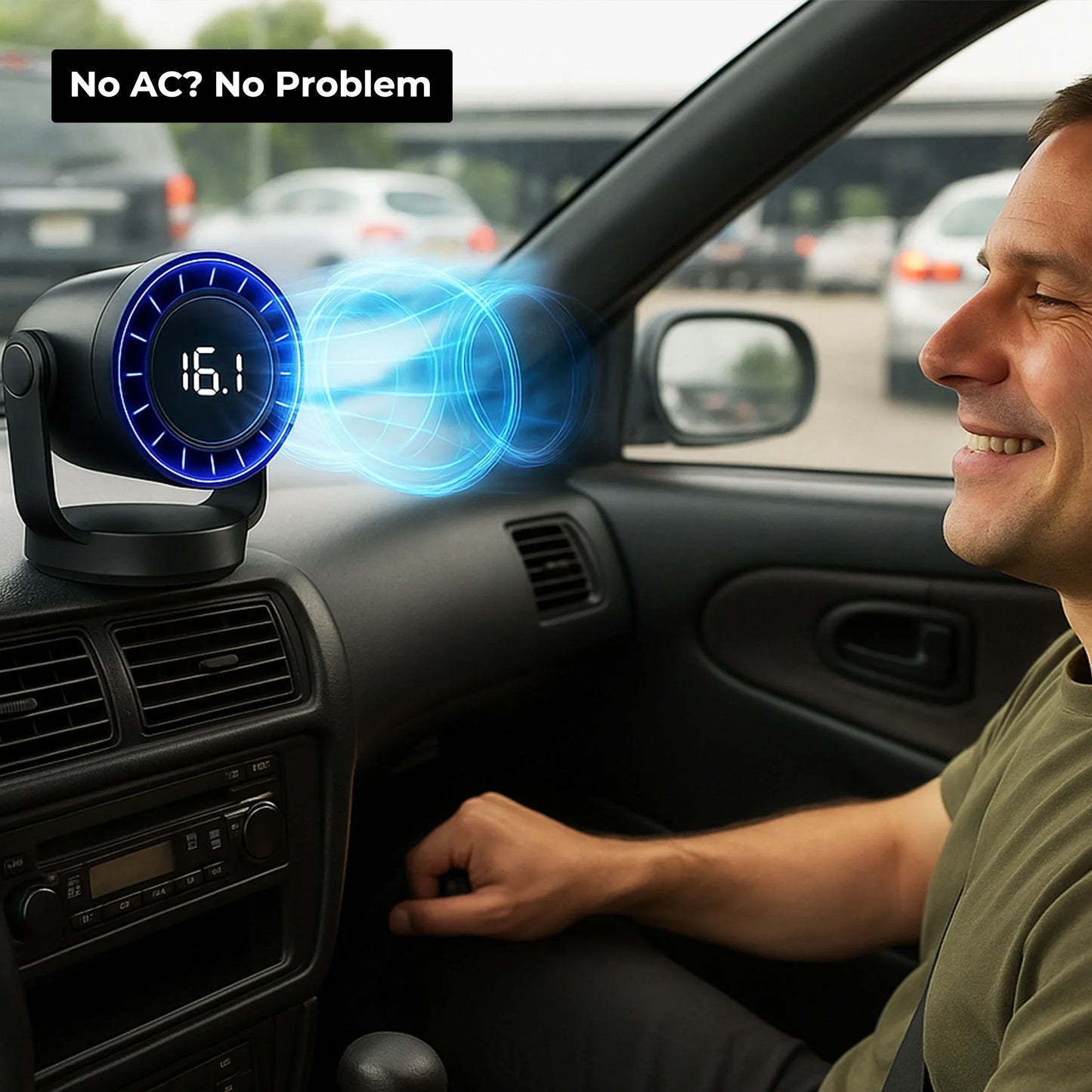 Turbo Cool Air Conditioner | Ultra-Powerful, Whisper-Quiet & Compact for Home, Office & Car Use