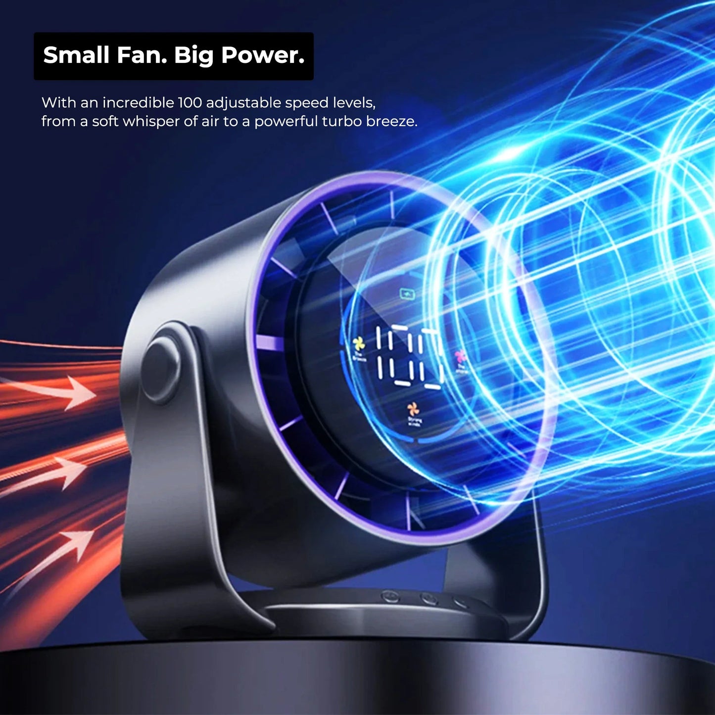 Turbo Cool Air Conditioner | Ultra-Powerful, Whisper-Quiet & Compact for Home, Office & Car Use