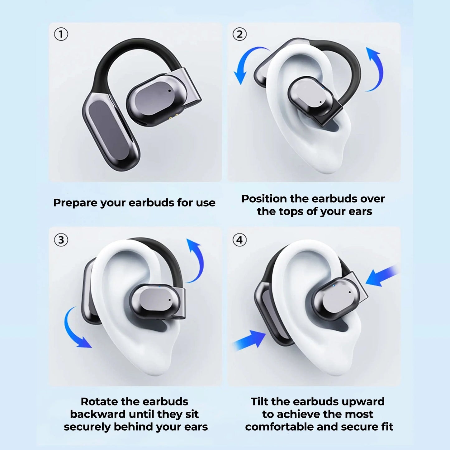 Smart Translation Earbuds | Real-Time AI Translation, Compact Design & Ideal for Travel and Business Communication