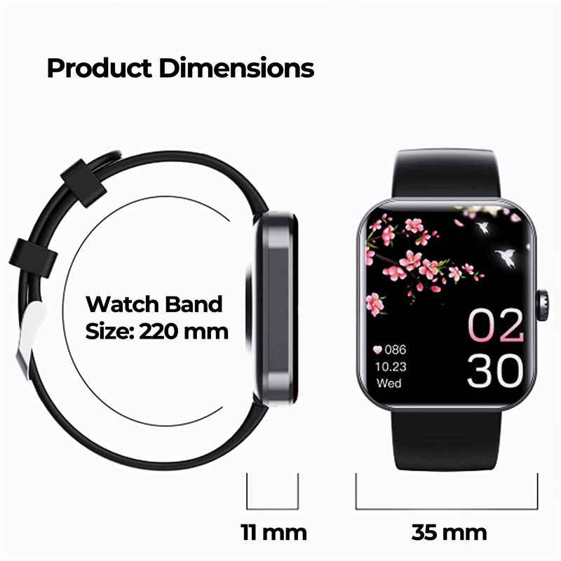 Non Invasive Blood Glucose Meter Smartwatch | 24/7 Health Monitoring & Motion Insights for Active Lifestyles