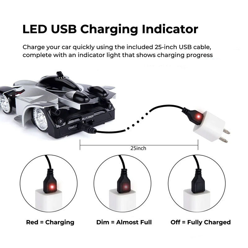 RC Wall Climbing Car Toy | Gravity-Defying, Suction Technology for Thrilling Stunts and Action Play