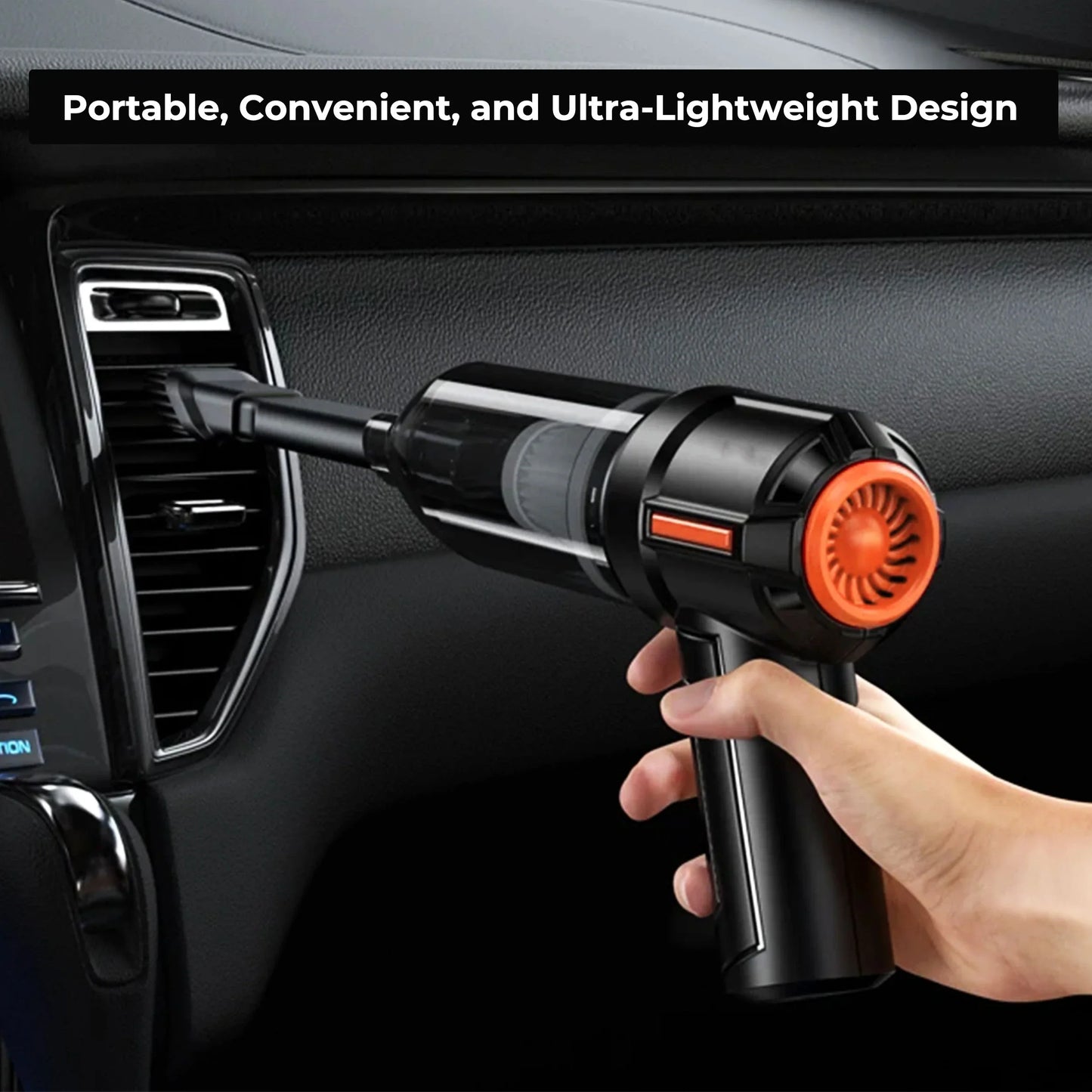 Cordless Car Vacuum Cleaner | Compact, Ultra-Light & Powerful Suction for Home and Auto Cleaning