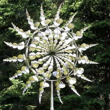 Anti-Rust Metal Windmill Spinner | Kinetic Motion for Outdoor Gardens, Patios & Balconies