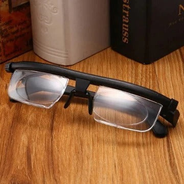 Adjustable Focus Glasses | Lightweight, Scratch-Resistant Lenses for Near and Far Sight Vision Correction