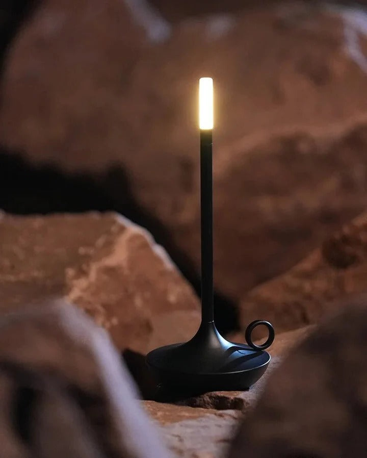 LED Candle Light Table Lamp | Rechargeable, Touch Control & Adjustable Brightness for Cozy Evenings and Stylish Decor