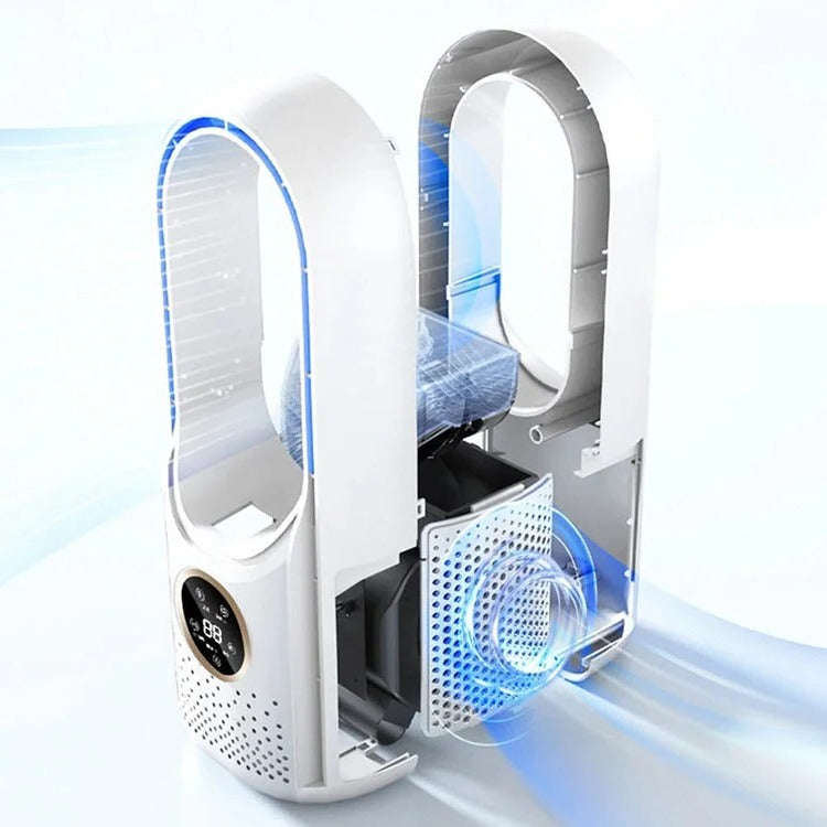 Blade-Free Silent Portable Air Conditioner | USB-Powered, Compact & Ideal for Home and Office Use