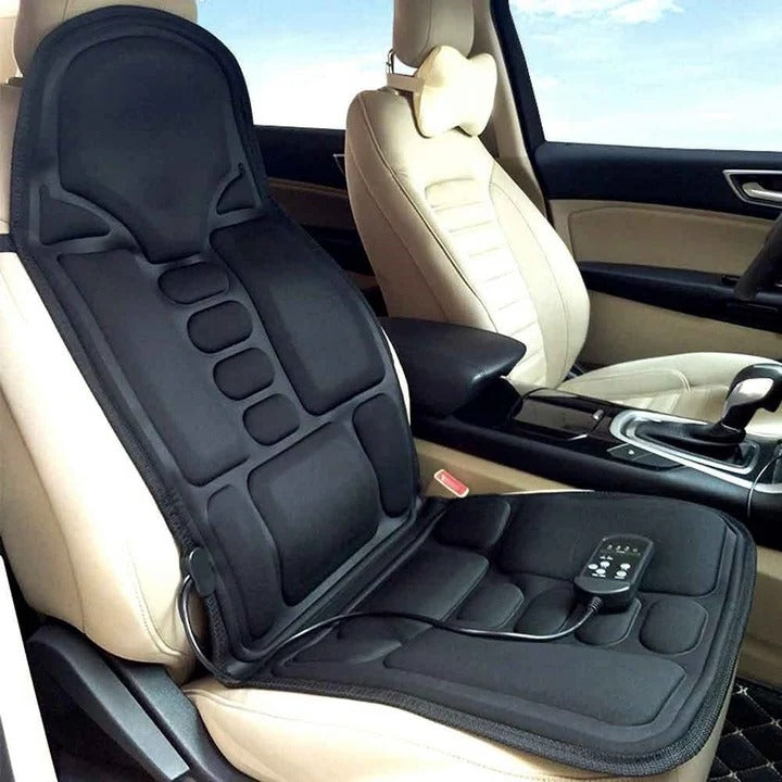 8-Mode Massage Chair Pad | Heated Back & Neck Cushion for Car and Home Use