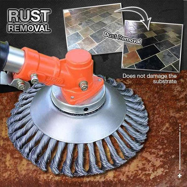 Carbon Steel Weed Brush & Trimmer  | Lightweight, Durable & Ideal for Lawn Maintenance and Garden Care