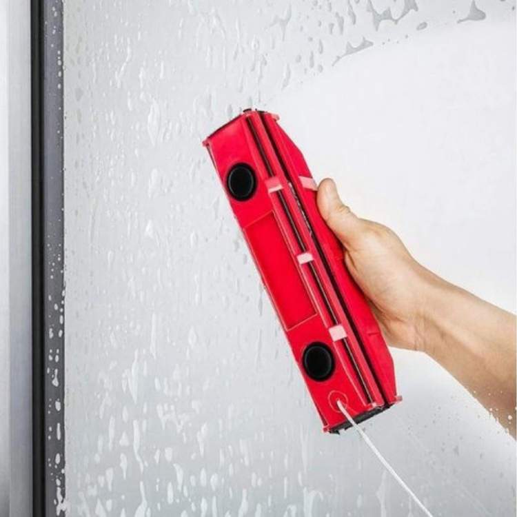 Magnetic Double-Sided Window Cleaner – Durable Glass Cleaner Tool for Safe Window Cleaning in Homes, Offices & High-Rise Apartments