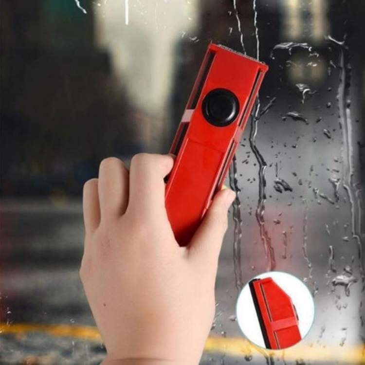 Magnetic Double-Sided Window Cleaner – Durable Glass Cleaner Tool for Safe Window Cleaning in Homes, Offices & High-Rise Apartments