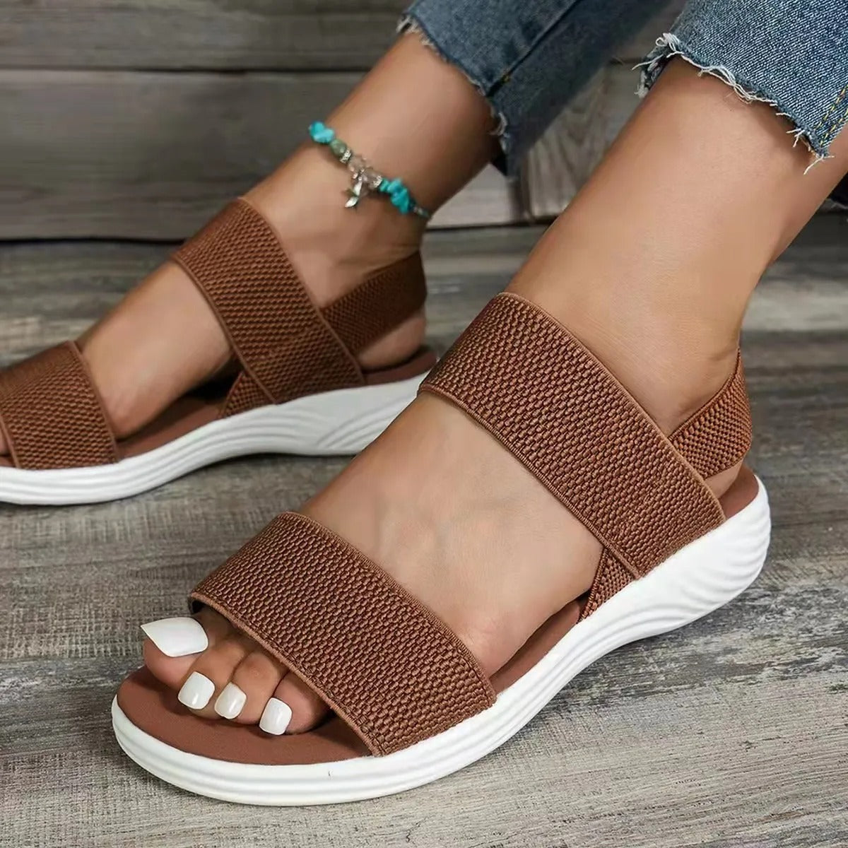 Orthopedic Sandals for Women - Comfortable Arch Support Footwear for Plantar Fasciitis Relief and Everyday Wear