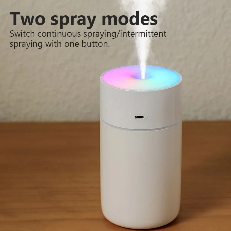 Portable Rechargeable Air Humidifier for Home, Office, and Travel - Compact Mist Maker for Improved Air Quality